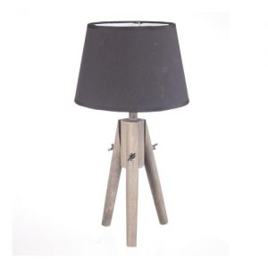 lampe_en_bois_abat_jour_cone