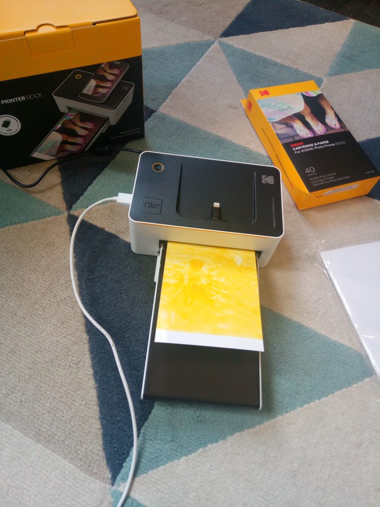 Imprimer ses photos avec Kodak L'imprimante Photo Printer Dock PD450